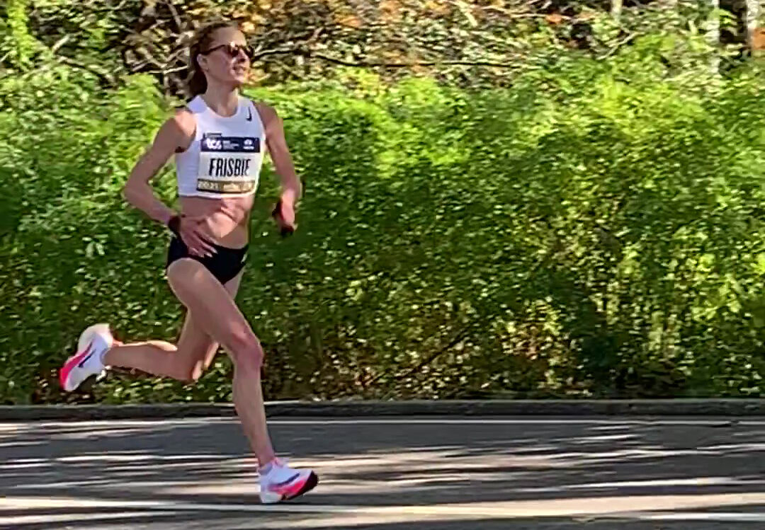 Annie Frisbie in Central Park